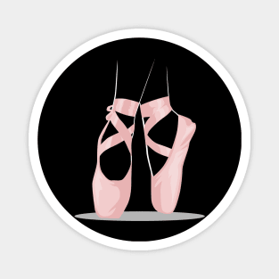 Ballerina Ballet Shoes - Cool Toe Dancing Magnet